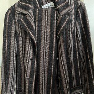 Vintage Striped Pantsuit Set